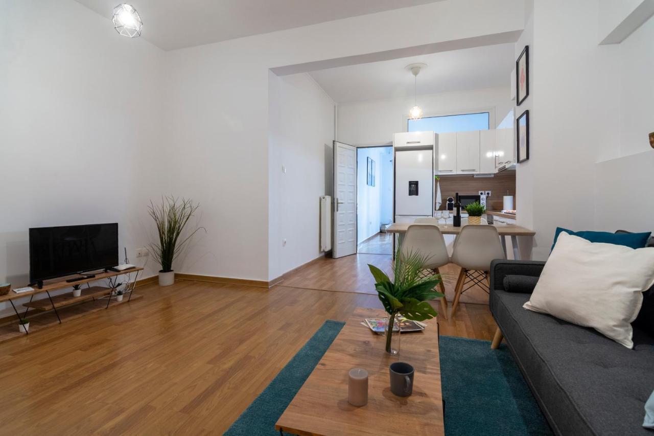 Modern 2Bd Apt In Athens , 3-Min Metro Zewnętrze zdjęcie